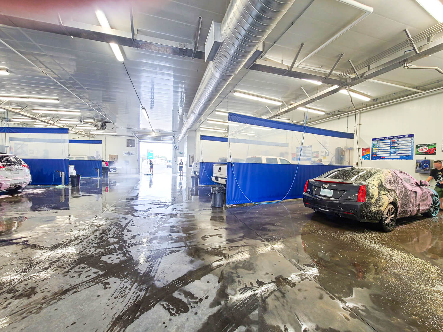 inside devos car wash